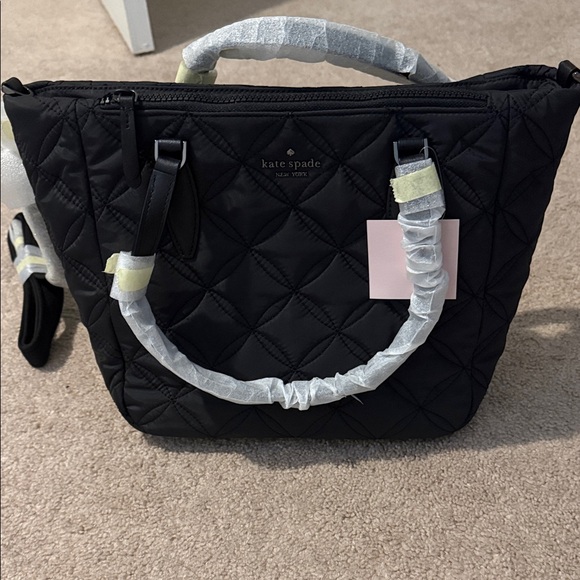 kate spade Handbags - Kate Spade Black Quilted Tote Bag